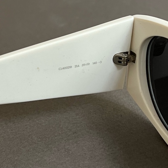 Celine oversized white glasses - Picture 6 of 6